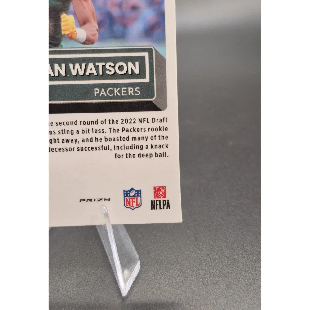 2022 Donruss Optic Christian Watson #219 Pink Prizm Rated Rookie (RC) Packers